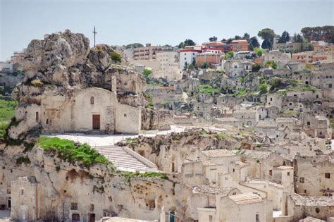 Typische H User Von Stein Sassi Di Matera Von Matera Unesco