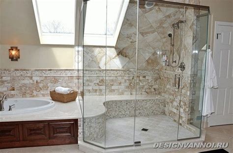 Варианты дизайна ванной с душевой кабиной
