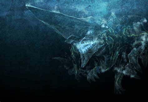 HD wallpaper: Dark, fantasy, monster, movies, ocean, pacific, Rim, sea ...