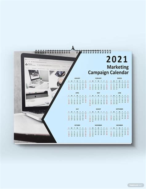 Marketing Campaign Calendar Template Google Docs Word Apple Pages 23205 ...