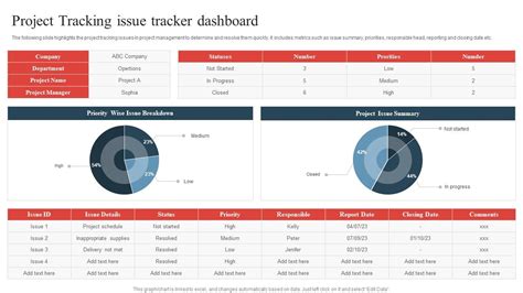 Project Tracking Issue Tracker Dashboard Rules PDF