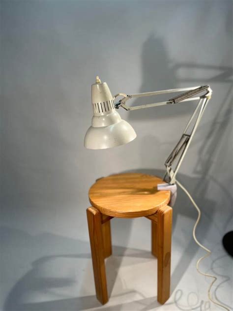 STUDIOSECONDLOVE LEDU WASO Sweden Type W1 Vintage Architect Lamp Gray