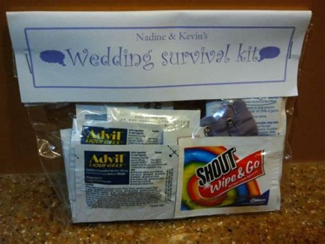 Our Wedding Survival Kits Weddingbee Photo Gallery