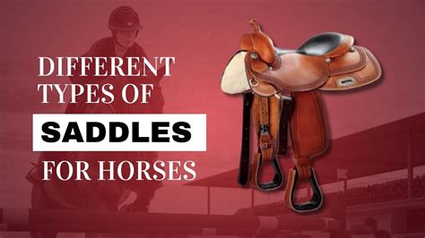 Different Types Of Horse Saddles︱strathorn Farm Stables