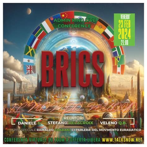 BRICS Il Mondo Nuovo Registrazione TALKS NOW