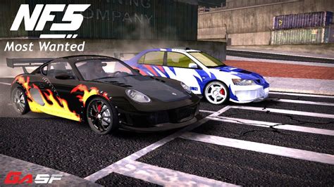 Most Wanted Race Mitsubishi Lancer Evolution Vs Porsche Cayman S