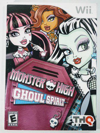 Monster High Jogos Antigos - Jogo Monster High Ghoul Spirit - Wii - Sebo dos Games - Games Antigos e ...