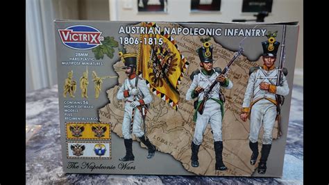 Unboxing Victrix Austrian Napoleonic Infantry 1806 1815 Youtube