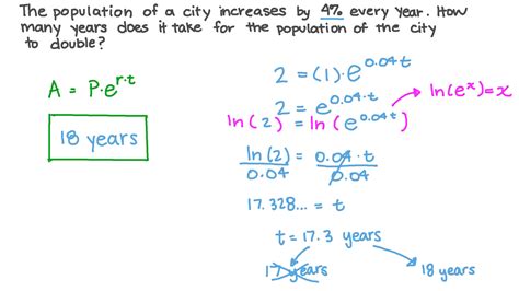 Exponential Equation Word Problems