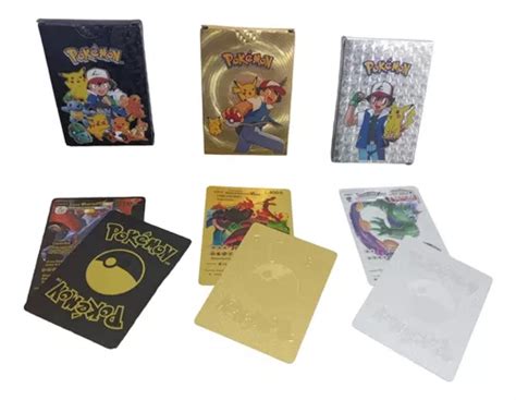 Cartas Pokemon X 75 Und Metalizadas Coleccionables Español Cuotas sin