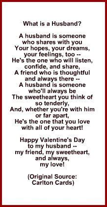 What is a Husband? - A Poem for Valentine's Day