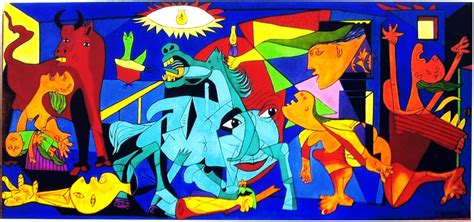 Picasso Guernica Color