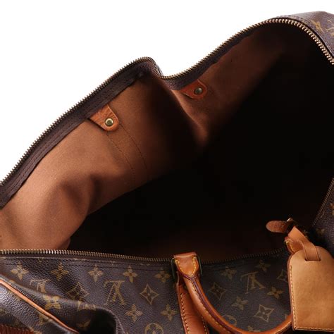 Louis Vuitton Large Duffle Bag 60 In Monogram Canvasvachetta Leather With Strap Ebth