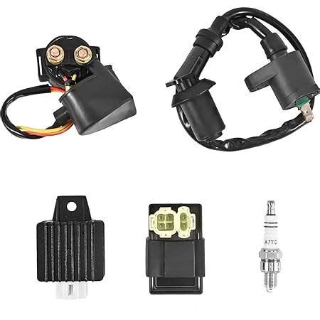 Amazon Trkimal Gy Solenoid Relay Ac Cdi Box Ignition Coil Voltage