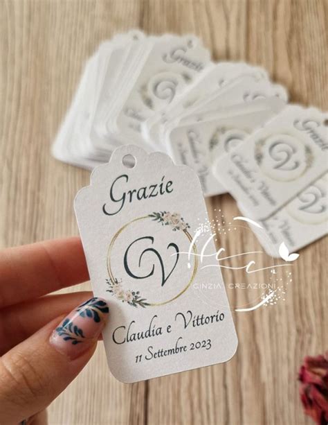 Tag Matrimonio Roselline Bianche Cinzia Creazioni