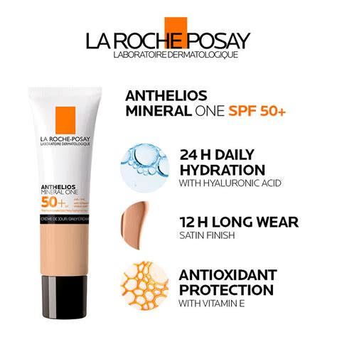 Anthelios Mineral One Spf 50 Tinted Facial Sunscreen La Roche Posay