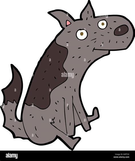 cartoon sitting dog Stock Vector Image & Art - Alamy