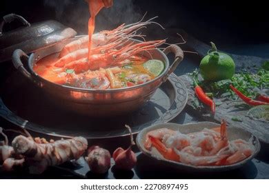 Tom Yum Goong Thai Hot Spicy Soup Over 7 456 Royalty Free Licensable Stock Photos Shutterstock