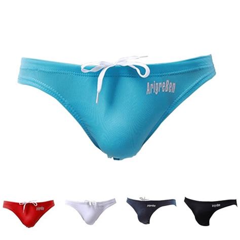 Uomo Costume Sexy Basso Bikini Intimo Pantaloncini Da Nuoto Slip Nuoto Boxer EBay