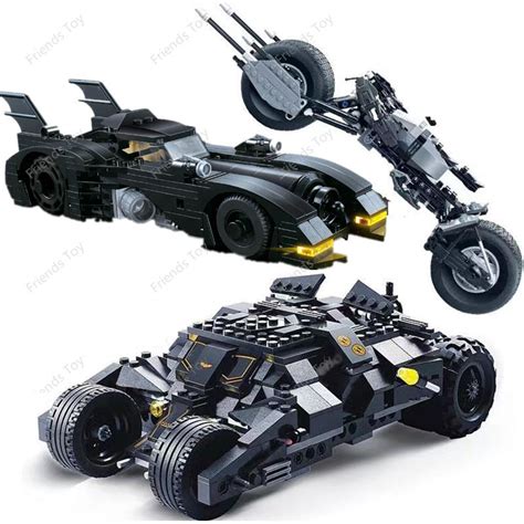 Batman 1989 Batmobile Bat Pod O Tumbler Conjunto De Carro Esportivo