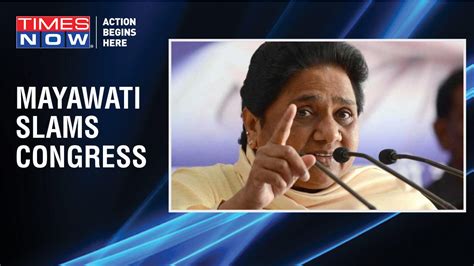 Bsp President Mayawati Slams Congress Says Congress Manifesto Is An Illusion