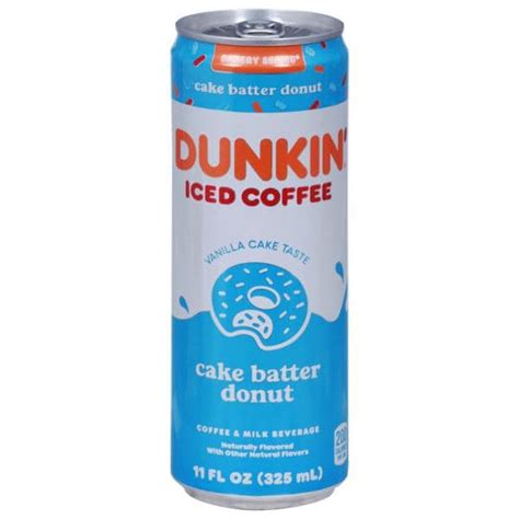 Dunkin Iced Coffee Cake Batter Donut Bakery Series Publix Super Markets