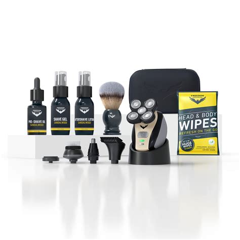FREEDOM GROOMING Freebird FlexSeries Electric Head Shaver Kit with