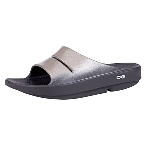 OOFOS OOahh Luxe Slide Sandal Latte Womens Size 6 Lightweight