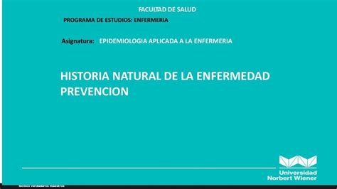 Historia natural de la enfermedad prevención Erica AF uDocz