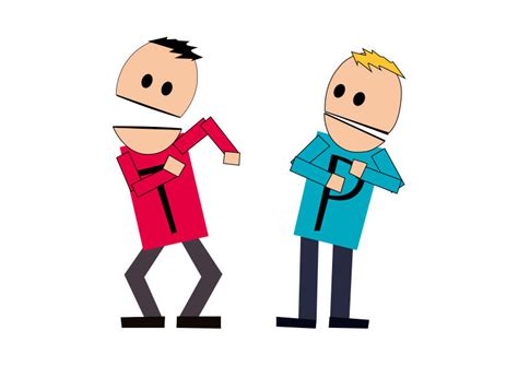 Terrance and Phillip South Park Vector