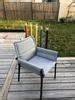 Fauteuil De Jardin Aluminium Orion Delta Anthracite NATERIAL Leroy Merlin