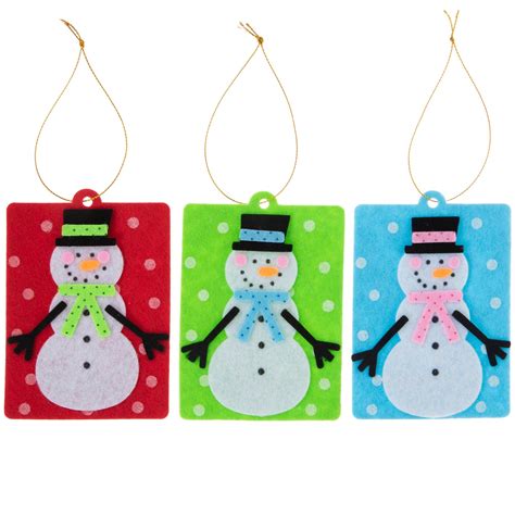 Snowman Felt Ornaments Craft Kit Hobby Lobby 5045703