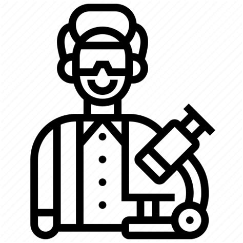 Experiment Laboratory Researcher Scientist Technician Icon