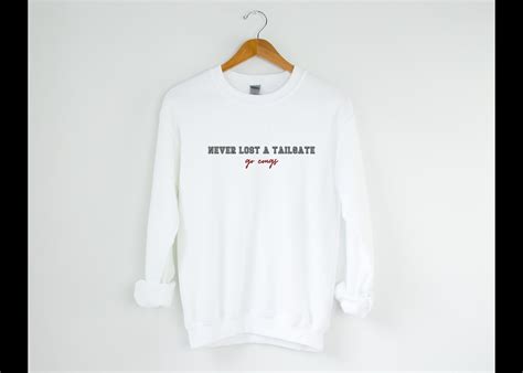 Customizable NEVER LOST TAILGATE Crewneck Sweatshirt - Etsy