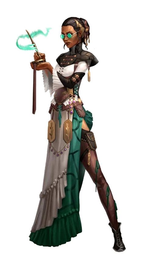 Pin By Daydreamparkinglot On Rpg Female Wizard Steampunk Characters Fantasy Character Design