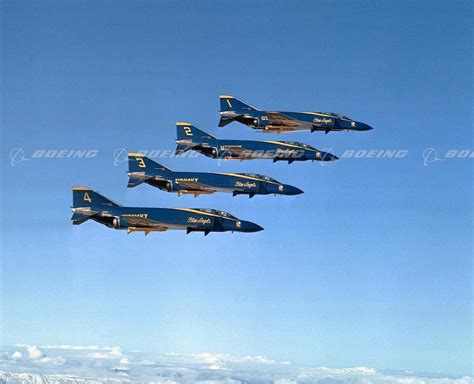 Boeing Images - F-4 Phantom II Blue Angels in Flight