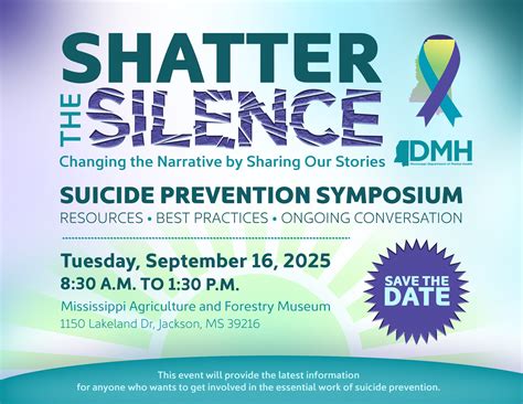 Mississippi - Registration is now open for the 2025 Shatter the Silence