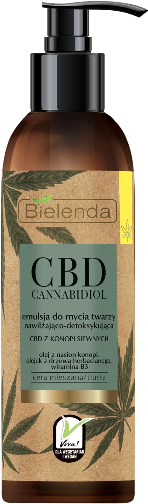 Bielenda CBD Cannabidiol Hidratáló és Detox Hatású Arclemosó Emulzió