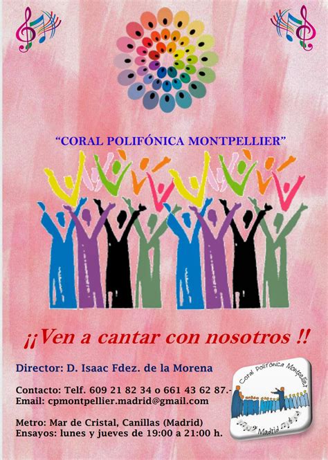 Solicitud de Voces Coral Polifónica Montpellier Federación Coral de