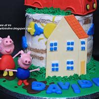 Peppa Pig Naked Cake Decorated Cake By Le Delizie Di Ve Cakesdecor