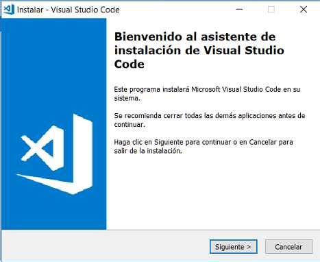 Instalaci N Del Editor Visual Studio Code Vscode