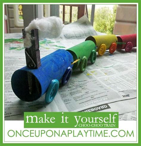 Paper Roll Choo Choo Train With Images Train Crafts Kids Art