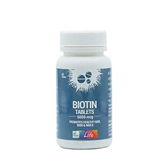 Apollo Life Biotin 5000 Mcg 60 Tablets Amazon In Health Personal Care