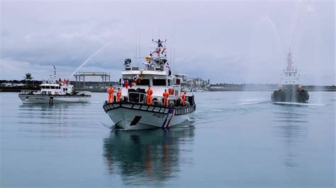 新造100噸級巡防艇抵花蓮港 提升東部海域執法能量 地方 中央社 Cna