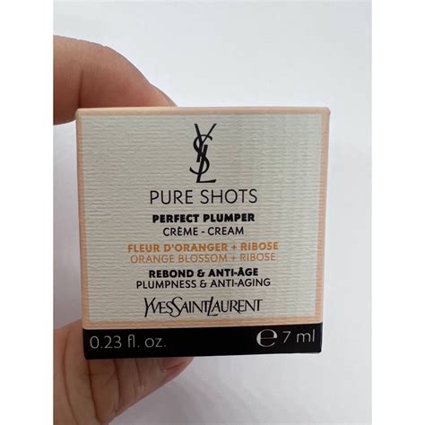 YSL PURE SHOTS PERFECT PLUMPER FACE CREAM 7ml 100 AUTHENTIC READY