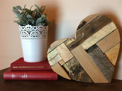 Reclaimed Pieces Wood Heart By Housewifehappenings On Etsy Wood