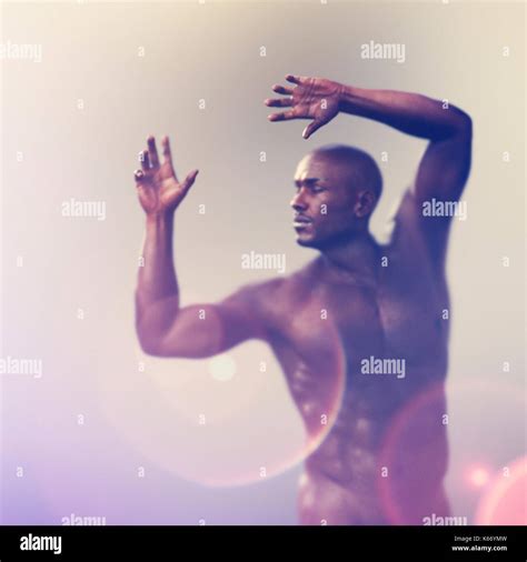 Naked Man Trapped Stock Photo Alamy