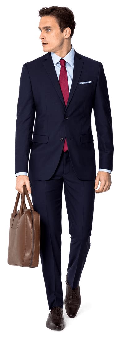 Traje Hombre Azul Marino Super 100s Slim Fit