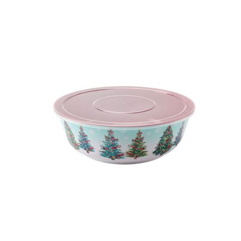 The Pioneer Woman Wishful Winter Print 6 Piece Melamine Holiday Bowl Set