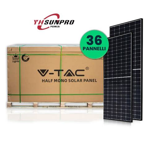 V Tac Bancale Pezzi Pannello Solare W Tier Topcon X X